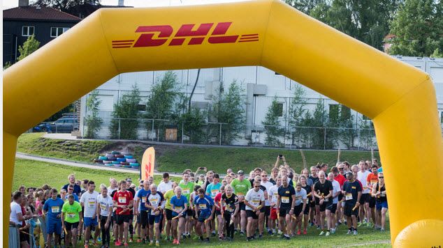 Fantastisk stemning på DHL-stafetten OSLO