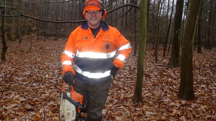 Stihl fan Henrik Larsen