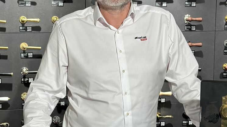 Foto af Claus Møller, der er salgschef for den nye sikringsafdeling. 