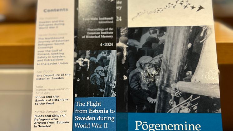 Boken "The Flight from Estonia to Sweden during World War II"