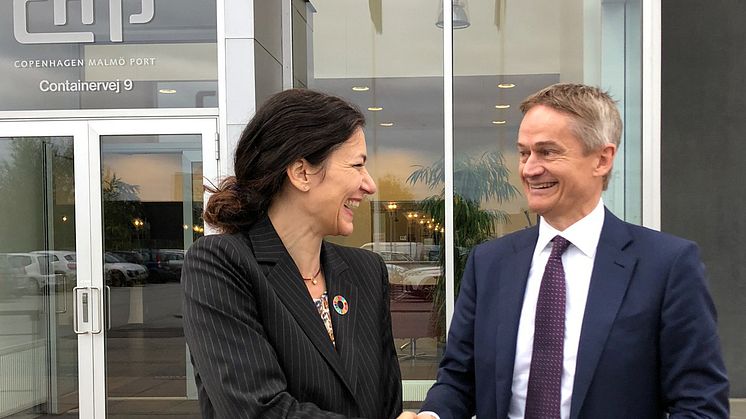 Barbara Scheel Agersnap, CMP & Torben Carlsen, DFDS