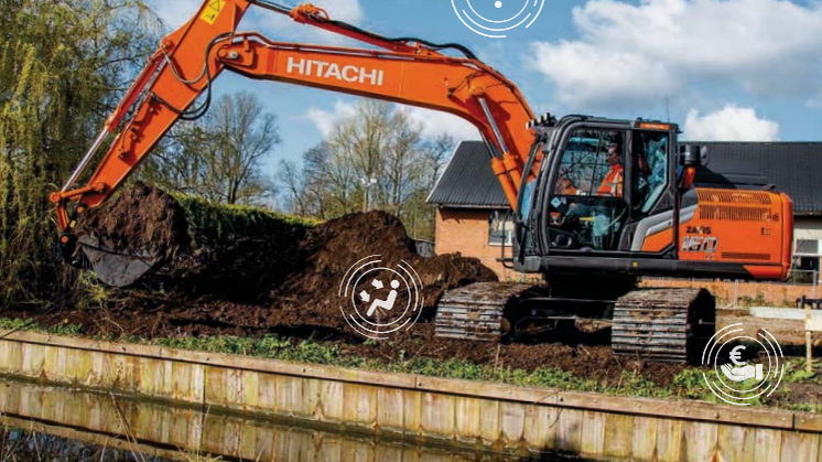Produktbroschyr Nya Hitachi Bandgrävare ZX160-7 och ZX180-7
