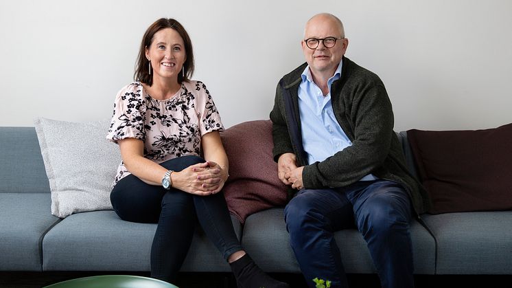 Sofia Mayans and Dan Holmberg, co-founders Inficure Bio.