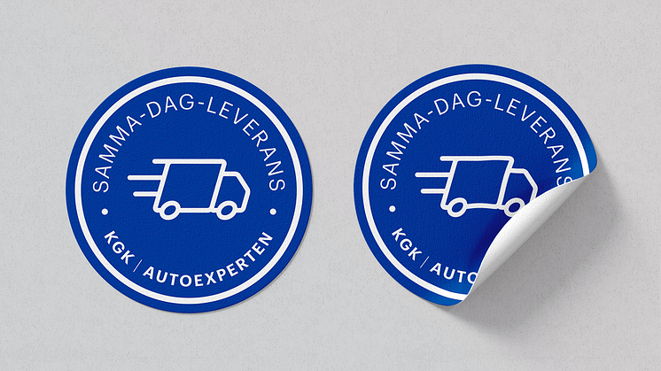 Ny tjänst från KGK och Autoexperten: Samma-dag-leverans!