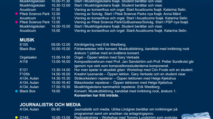 Öppet hus 16 november