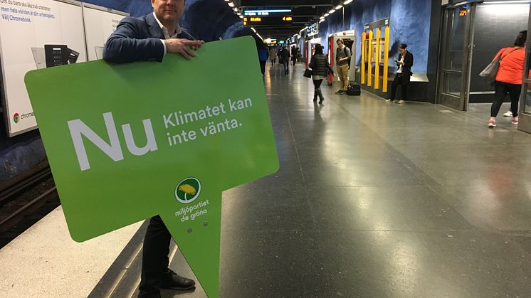Tomas Eriksson (MP), gruppledare i Stockholms läns landsting