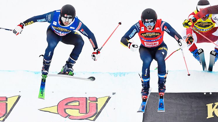 Erik och David Mobärg tävlar på SM i Gällö 6-7 april. Foto: Nisse Schmidt/Sportbild