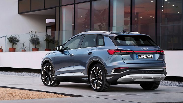 Audi Q4 e-tron (Gejserblå)