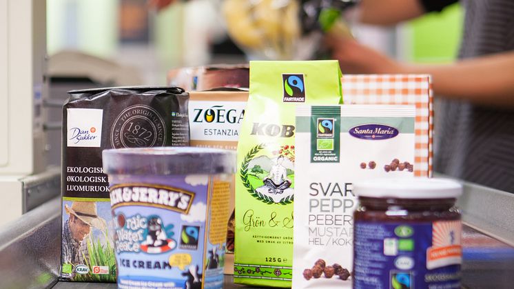 Fairtrade-märkta produkter