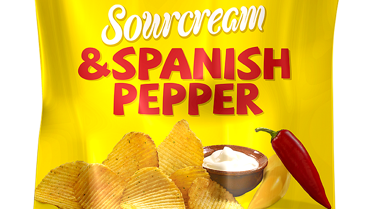 Nyhet! Estrella Sourcream & Spanish pepperchips