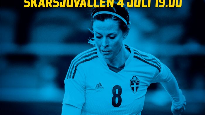 Se svenska damlandslaget spela i Ljungskile