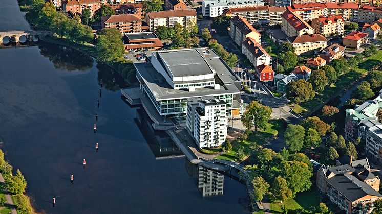 Karlstad Congress Culture Centre flygfoto