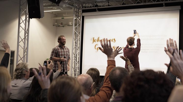 Sociala medier-expert föreläste på Högskolan Väst