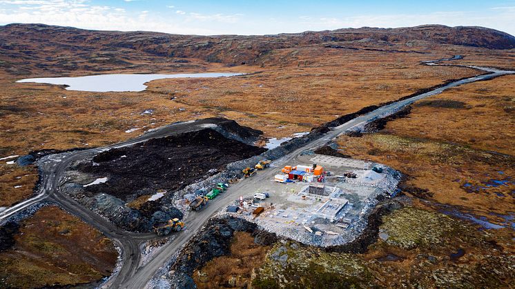 Geitfjellet vindpark, okt 208 servicebygg