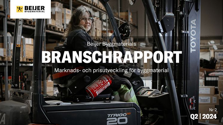 Beijer Byggmaterials Branschrapport Q2 - Långsam återhämtning för byggbranschen