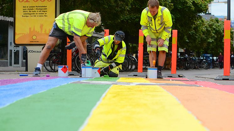 Vi synliggör HBTQ-frågan året runt i Karlstad
