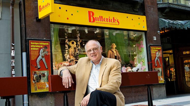 VD - Bengt Olander, utanför Stockholmsbutiken 