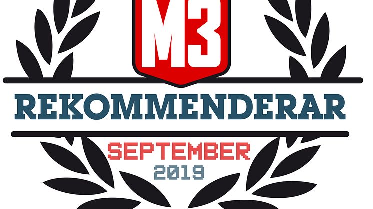 09 - September 2019 - M3 rekommenderar