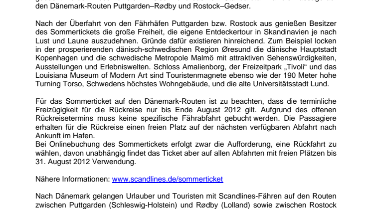 Skandinavien-Trip mit Open End