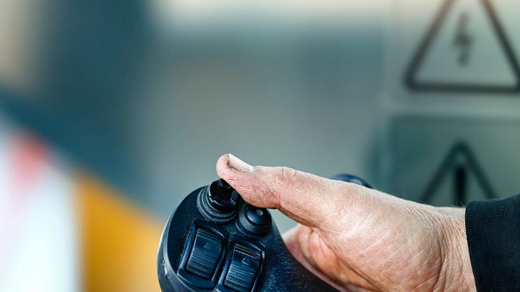 Joystick från SVAB till Volvo grävmaskiner