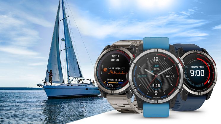 Für noch mehr Komfort an Bord und im Alltag: die neue Premium GPS-Marine-Multisport-Smartwatch QUATIX 7.