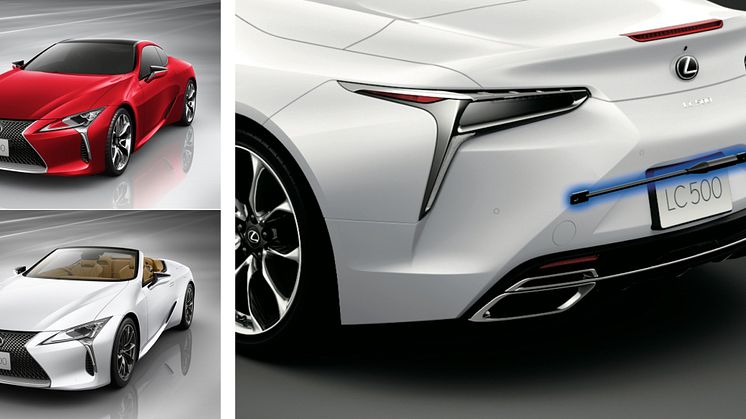 "LEXUS LC500" and "LEXUS LC500 Convertible" with "Yamaha Performance Dampers"