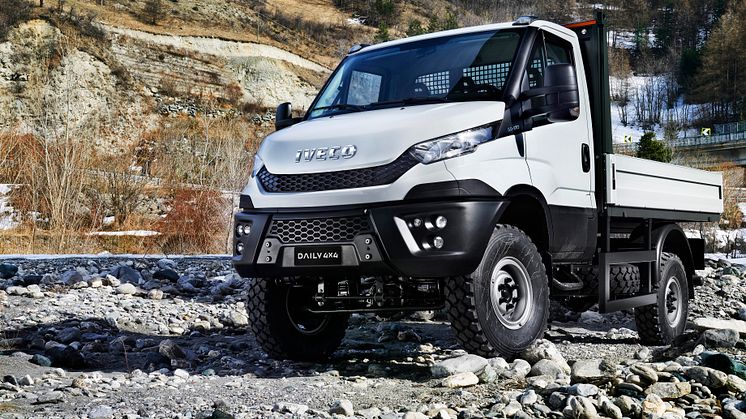 Nya Iveco Daily 4x4 - anpassad för terrängkörning