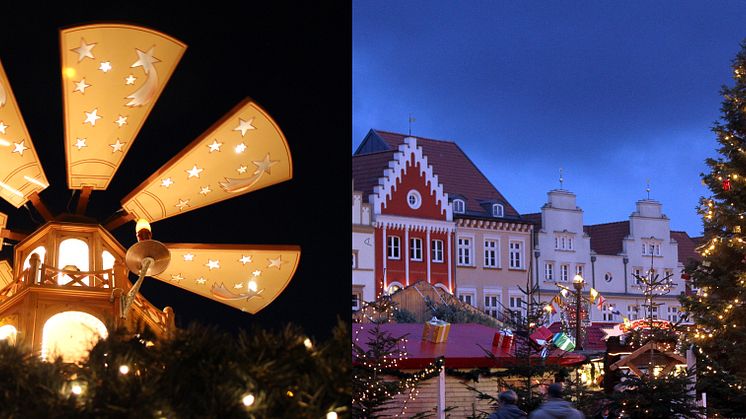 Njut av den magiska adventstiden i Mecklenburg-Vorpommerns mysiga städer. FOTO: Tourismusverband Mecklenburg-Vorpommern e.V.