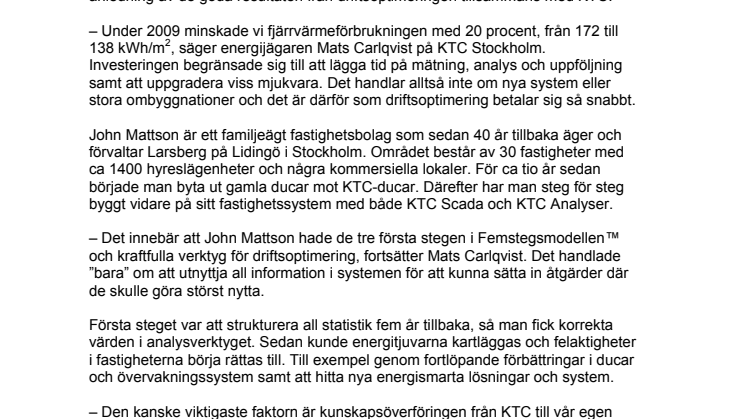 Lönsam energijakt på Lidingö