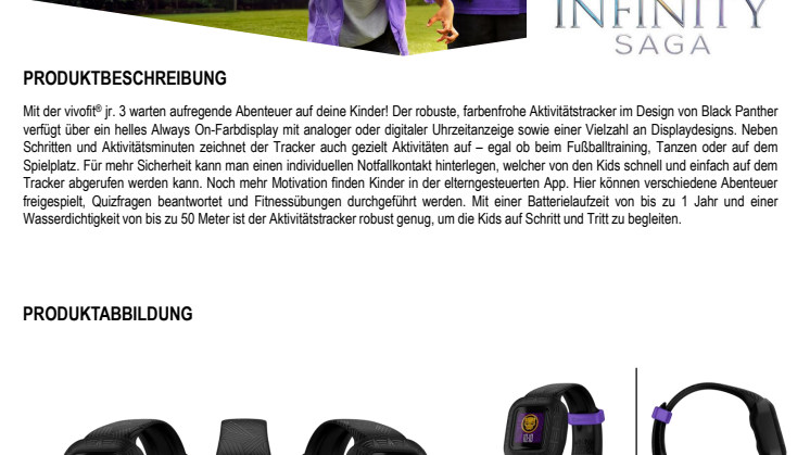 Garmin_Datenblatt_vívofit jr. 3 Black Panther 