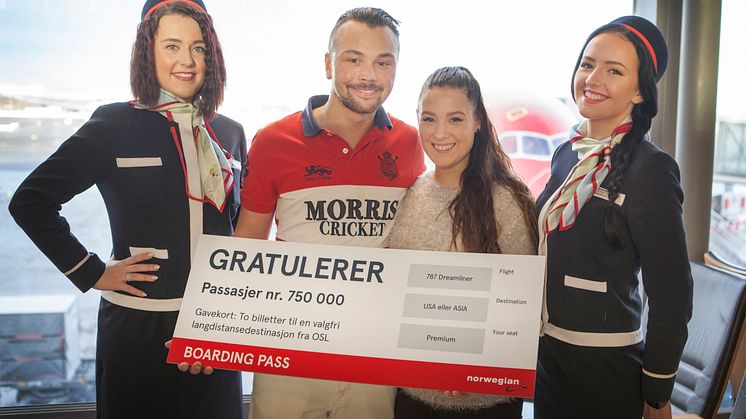 Norwegians langruter: 750 000 passasjerer har reist til USA og Thailand fra Oslo lufthavn 