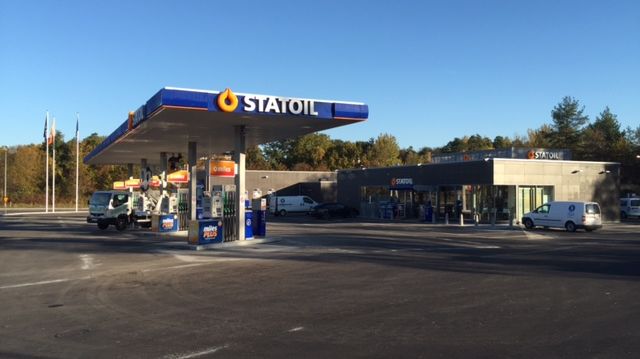 Idag inviger Statoil sin nya fullservicestation i Skärholmen