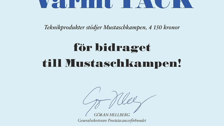 Mustaschkampen är avslutad!
