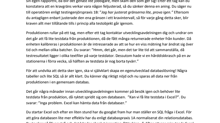 Resultatdatalagring – även kallat det ”svarta hålet”