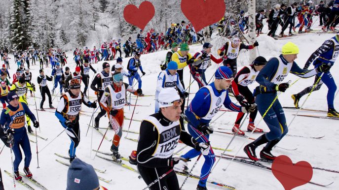 Kärleksstopp i årets Vasalopp - Vigselförrättare på plats i spåret