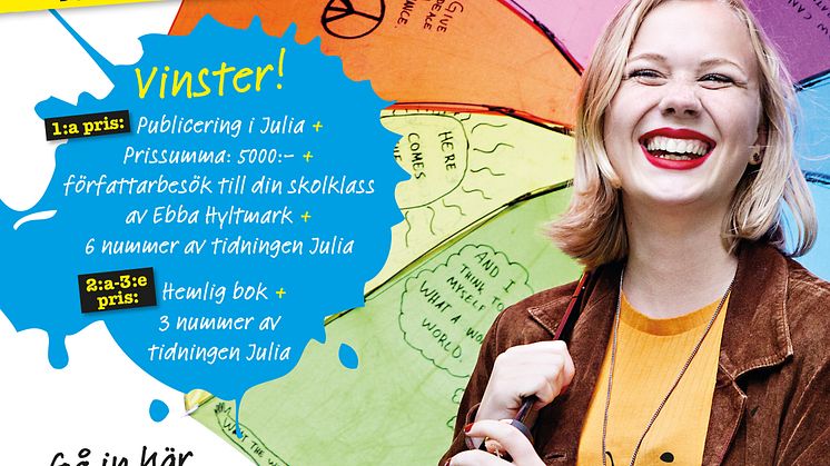 Affisch Julia Novelltävling