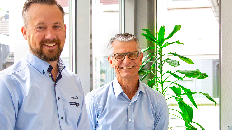 CEO Stian Martinsen and CM Peter Svarrer in Trainor Group. Photo: Heidi S. Middleton.