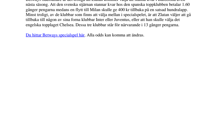 Vilken klubb väljer Zlatan?