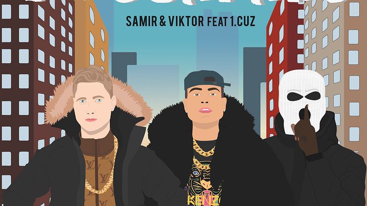 Samir & Viktor feat 1 Cuz - omslag