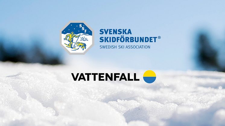 Vattenfall ökar sitt engagemang som Smart Energy Partner till Svenska Skidförbundet. Foto: Bildbyrån.