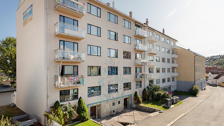 Dette er bygården Boligbygg har kjøpt etter godkjenning fra bystyret. Foto: Studi Oslo for Privatmegleren