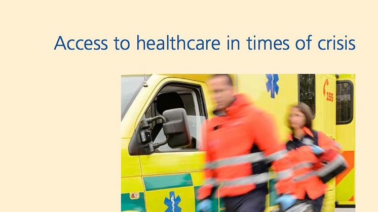 Crisis has affected supply and demand in healthcare