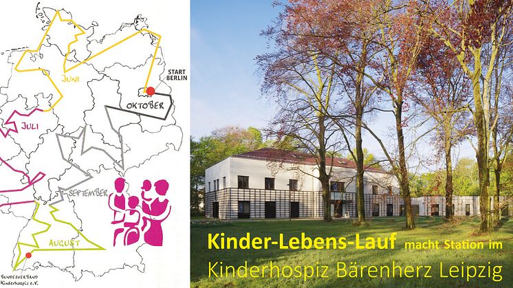 Kinder-Lebens-Lauf macht Station im Kinderhospiz Bärenherz