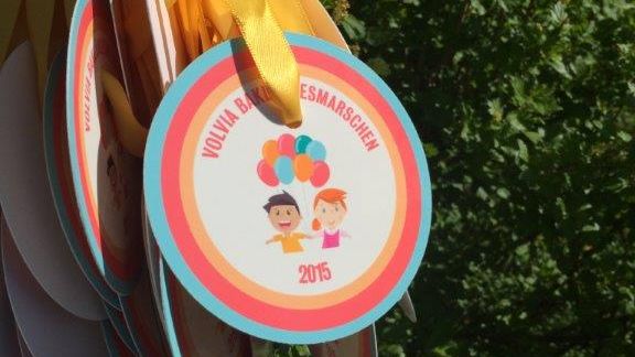 Medaljer på Barnsäkerhetens dag 2015