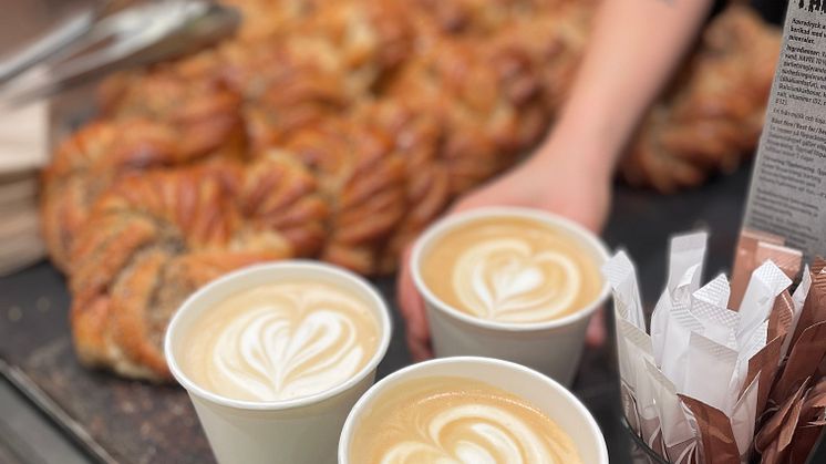 Kaffe vid nyckelutlämning
