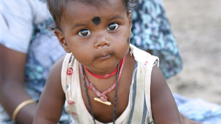 Näringstillskott till barn i Indien