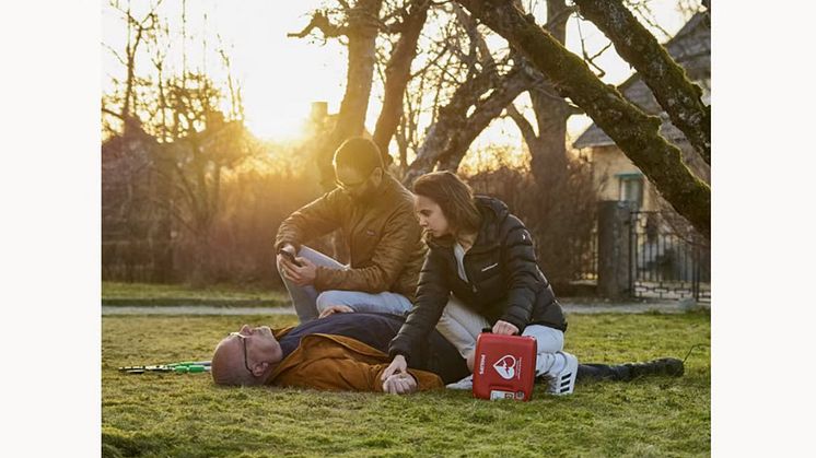 Över 70 procent av alla fall av plötsliga hjärtstopp sker i hemmet.