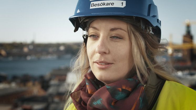 Frida Ronge i Taks rekryteringsfilm