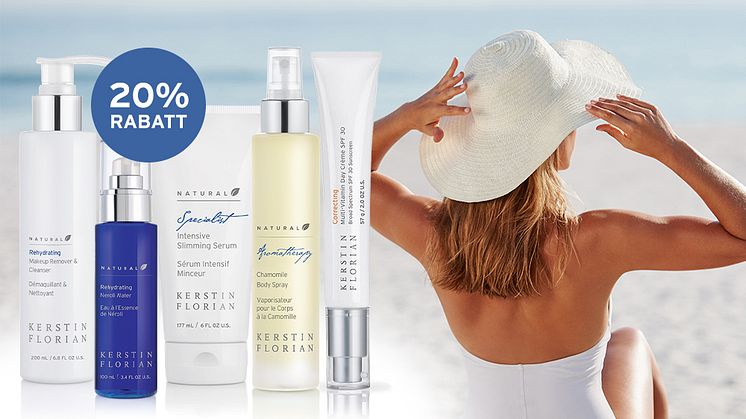 Summer On-The-Go! – 20% rabatt på våra favoritprodukter för sköna sommardagar!