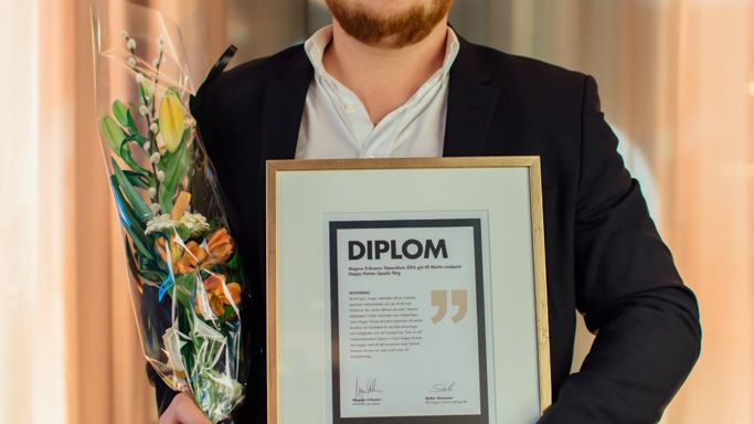Årets Magnus Eriksson Stipendiat är Martin Lindqvist